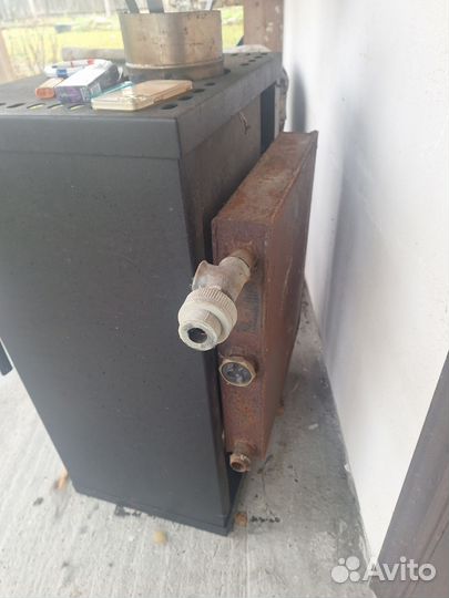 Печь камин дровяная