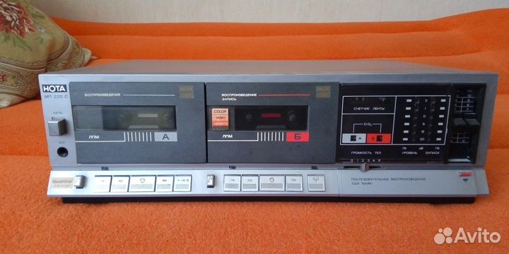 Кассетная дека нота мп-220С