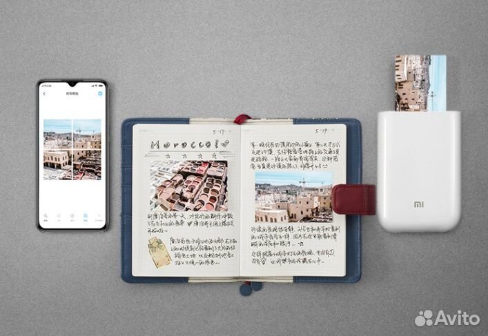 Карманный фотопринтер Mijia AR zink xmkddyjht01 (W