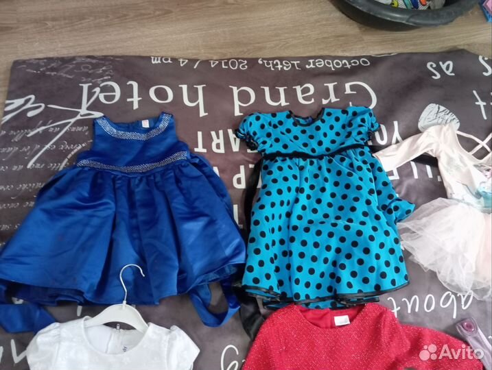 Вещи пакетом для девочки 86-92