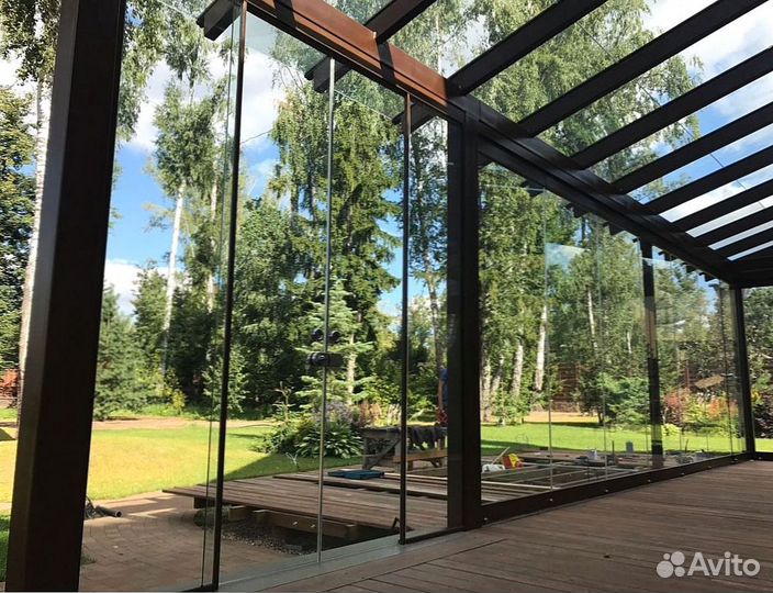 Безрамное остекление