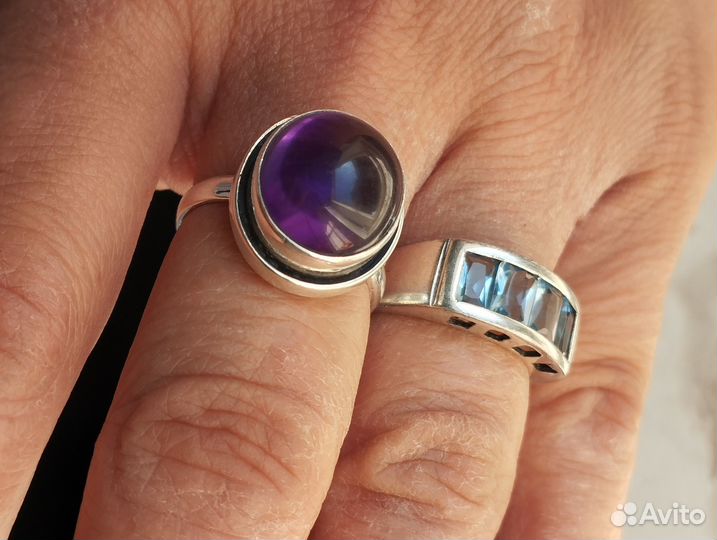 Кольцо серебряное