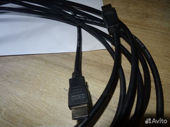 Кабель hdmi(A) -hdmi(A) 5 метров