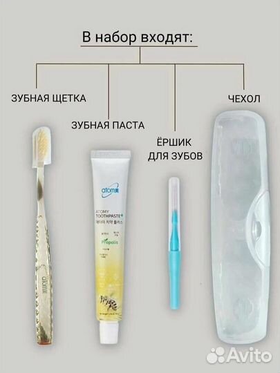 Дорожный набор для полости рта