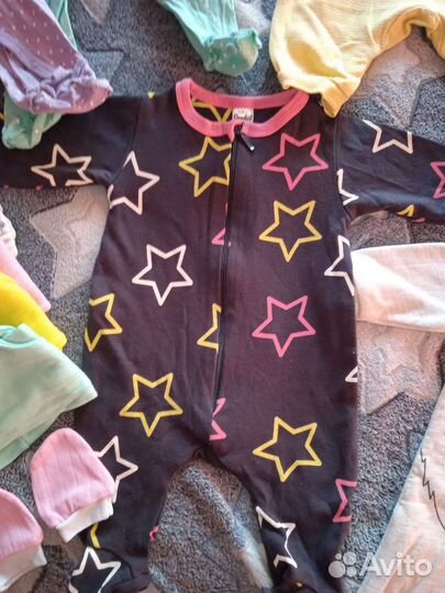 Вещи пакетом на девочку с рождения