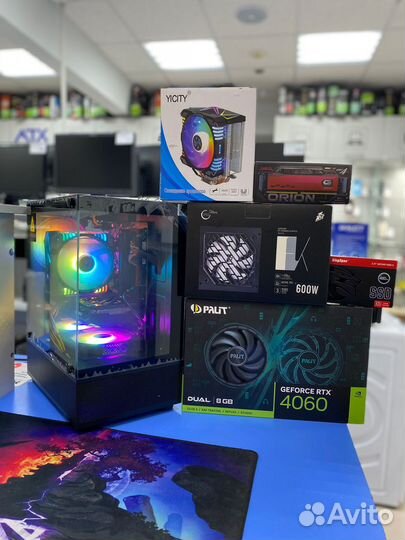 Игровой пк i7-10700F + RTX4060 /72