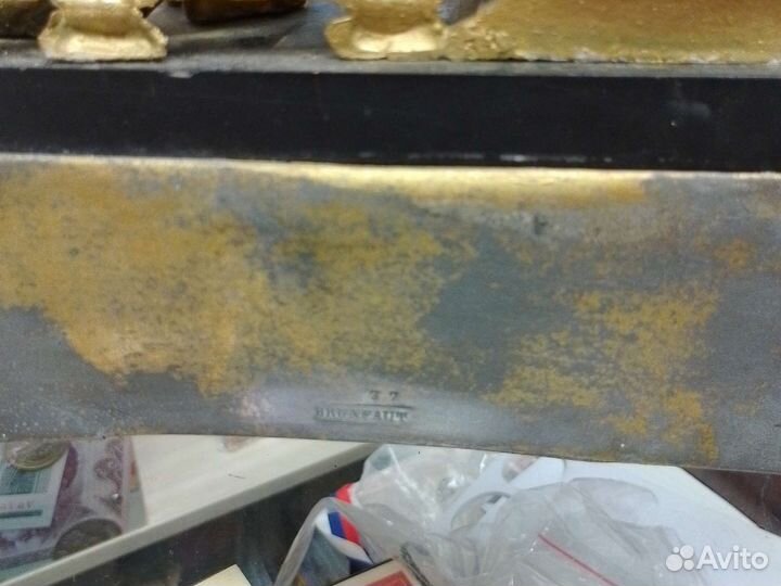 Каминные часы 19 век Франция