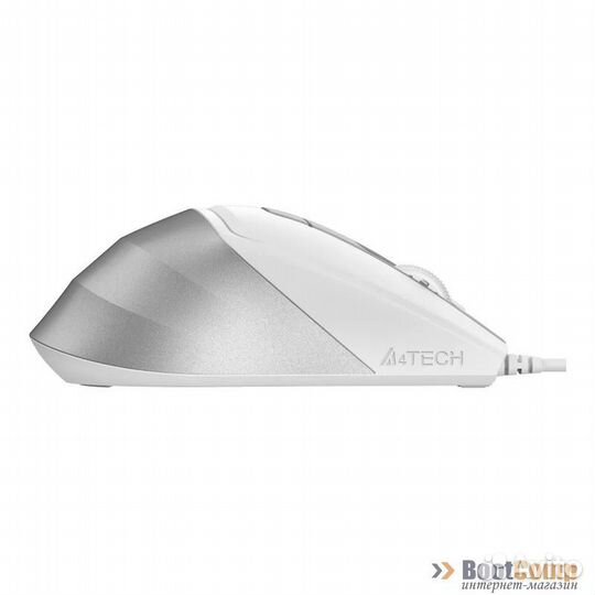 Мышь A4Tech Fstyler FM45S Air белая/серебристая