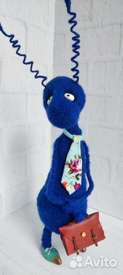 Вязаные игрушки. Тараканчик вязаный