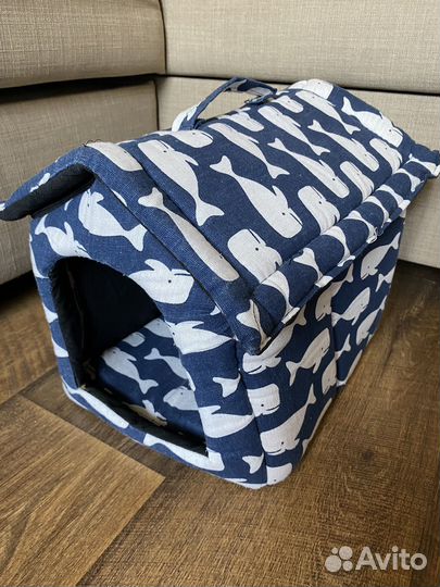 Лежанка домик для маленькой собаки или кошки