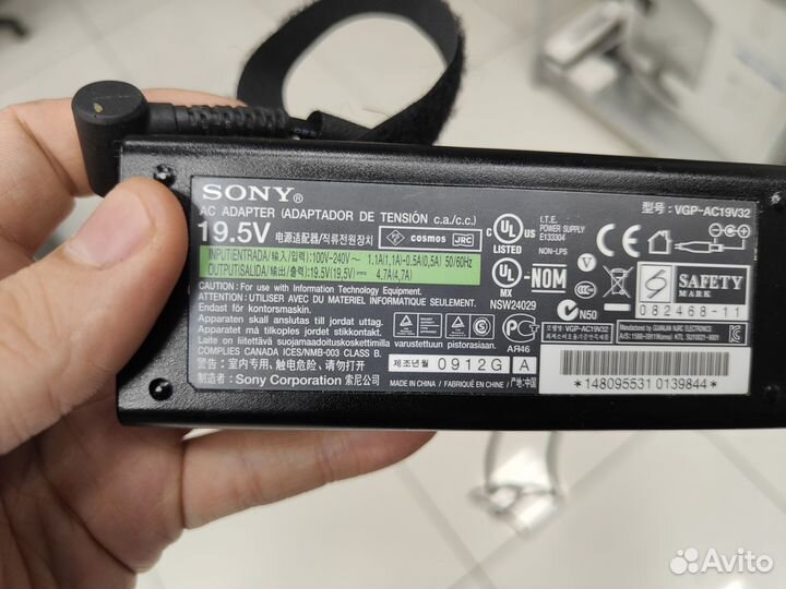 Блок питания Sony 19.5V 4.7A оригинал