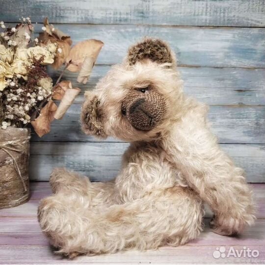 Мишка тедди 30 см авторская игрушка ручная работа