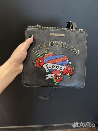 Сумка через плечо love moschino оригинал