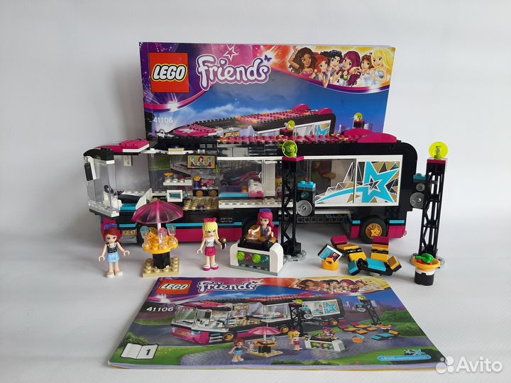 Lego friends 41106 автобус для гастролей