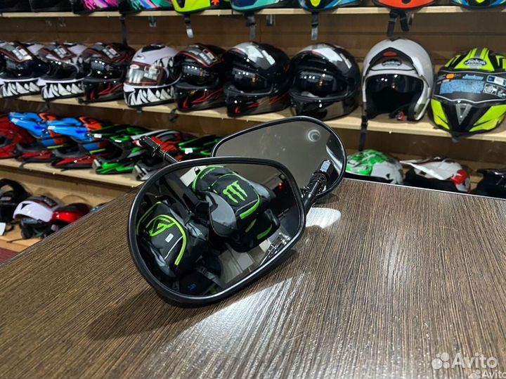 Зеркала на мото 8mm черные