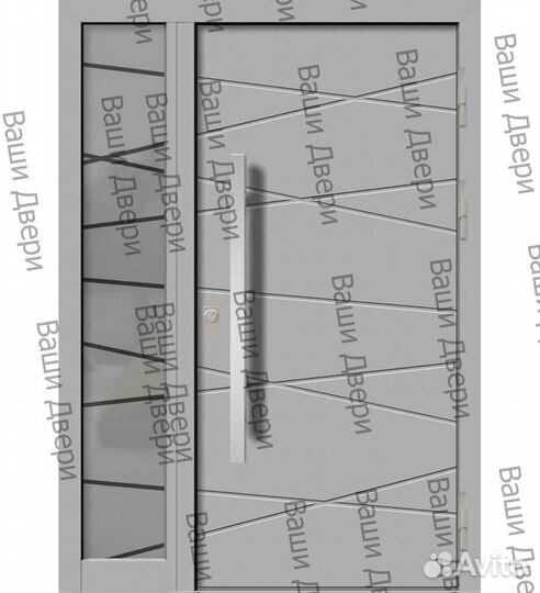 Входные двери с парадной ручкой