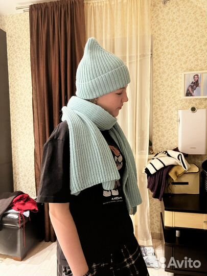 Комплект шапка и шарф