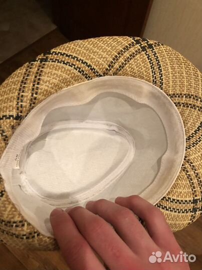 Соломенная шляпа мужская