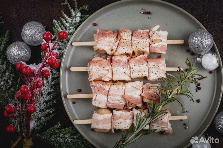 Шашлычки из гребешка