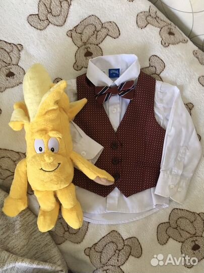 Рубашка с жилеткой