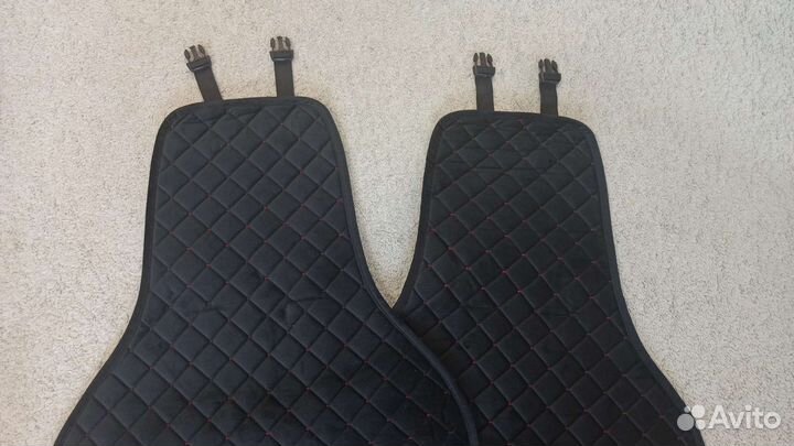 Накидка на автомобильное кресло Алькантара, мех