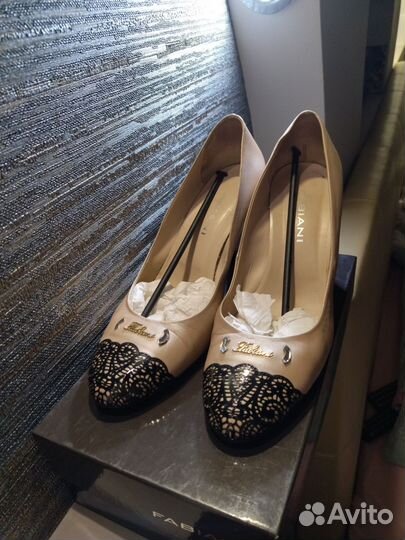 Туфли женские fabiani 41 р нат. кажа