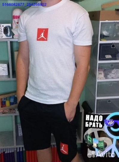 Спортивный костюм футболка + шорты (Арт.98528)