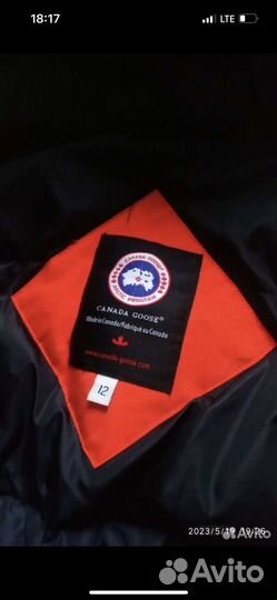 Парка Canada goose для девочки