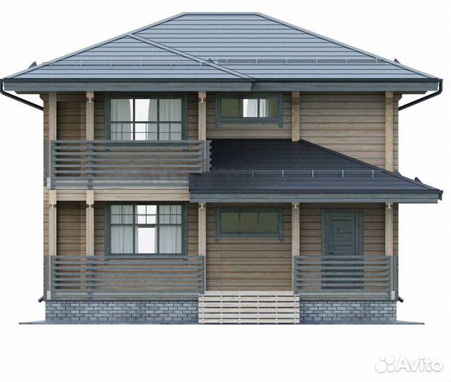 Домокомплект из клееного бруса 139 кв