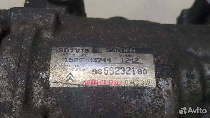 Компрессор кондиционера Citroen C8