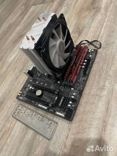 Комплект- Материнская плата, процессор, оперативка