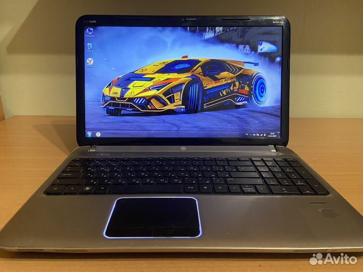 Стильный Ноутбук HP 4ядра/8gb/2Видеокарты