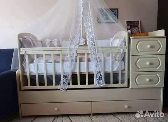 Детская кроватка 3 в 1