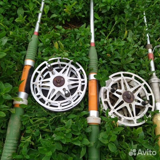 Спиннинг и катушка Невская СССР