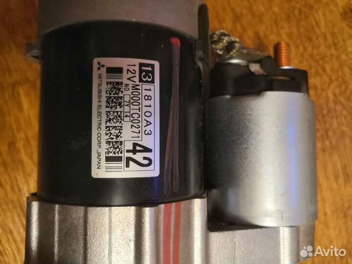 Стартер mitsubishi новый