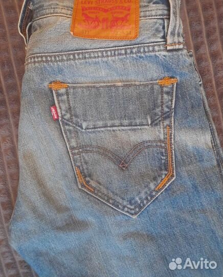 Джинсы levis 511 W32 L34