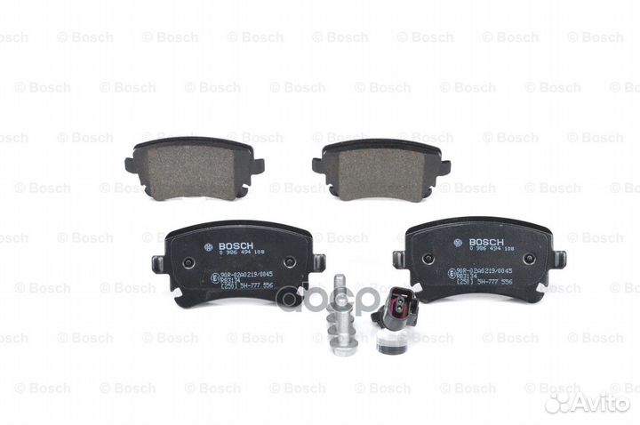 7H0 698 451 Колодки зад. VW T5, multivan с датч