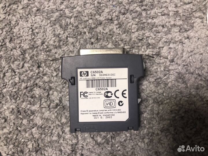 Модуль параллельного порта C6502A