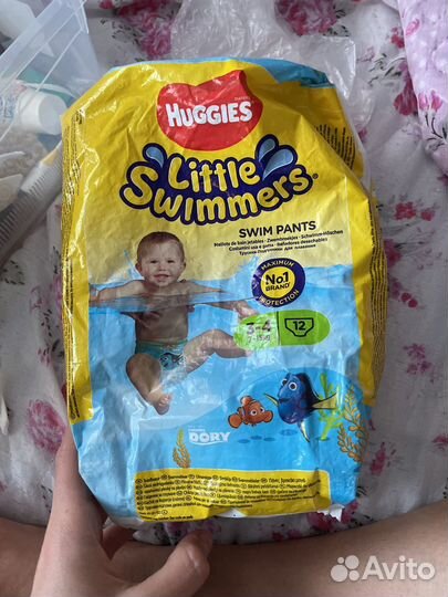 Трусики подгузники для плавания