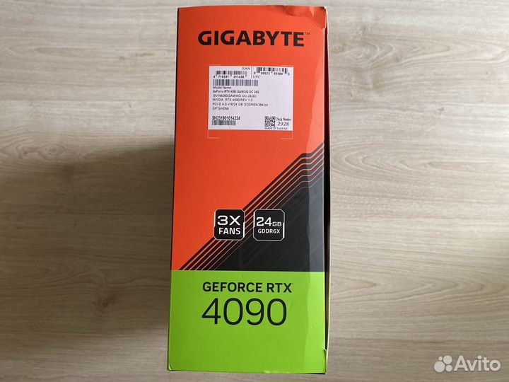 Новая видеокарта Geforce RTX 4090 Gigabyte