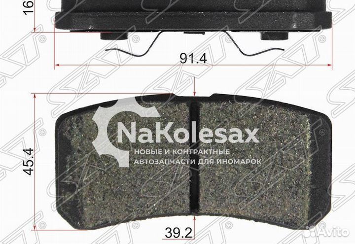 Колодки тормозные зад mitsubishi ASX 10