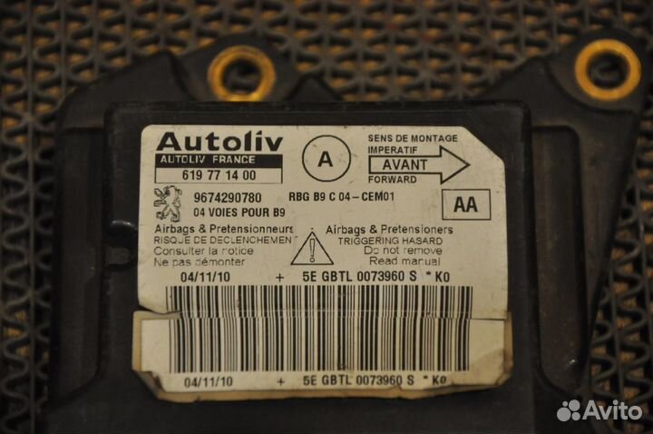 Блок управления Airbag citroen Berlingo B9