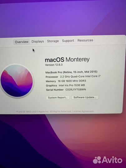 Apple MacBook Pro 15 2015 Retina Display