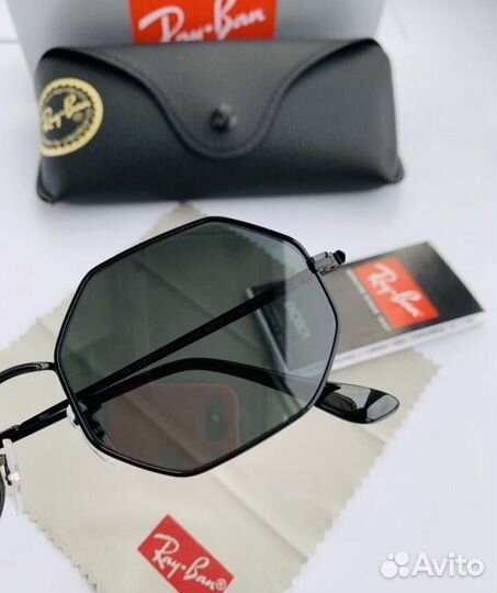 Очки ray ban octagon черные