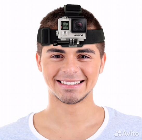Крепление на голову для экшн камеры GoPro, SJCam