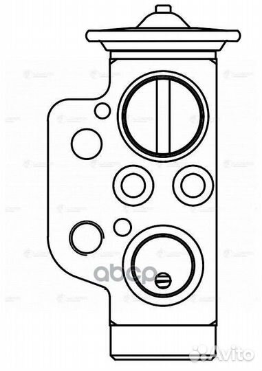 Клапан расш. кондиционера (трв) для а/м VW Toua