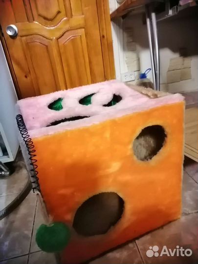 Домик для кошки или собаки из натуральной лозы