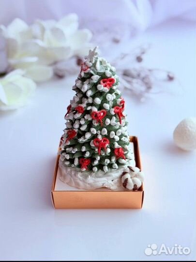 Новогодние игрушки из зефира