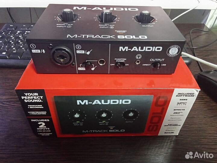 M-audio m-track solo II (новая)