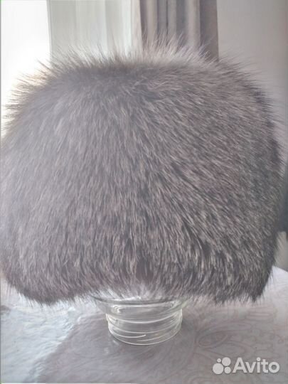 Шапка женская чернобурка